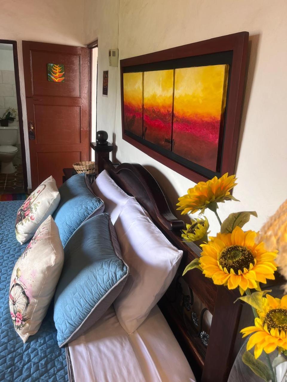 Hotel Aqui Estoy Bien Barichara Esterno foto